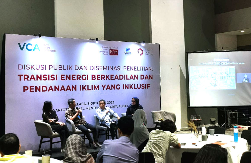 Sesi paparan dari para narasumber pada Diskusi Publik dan Diseminasi Penelitian/Ridwan Arif/Koaksi Indonesia