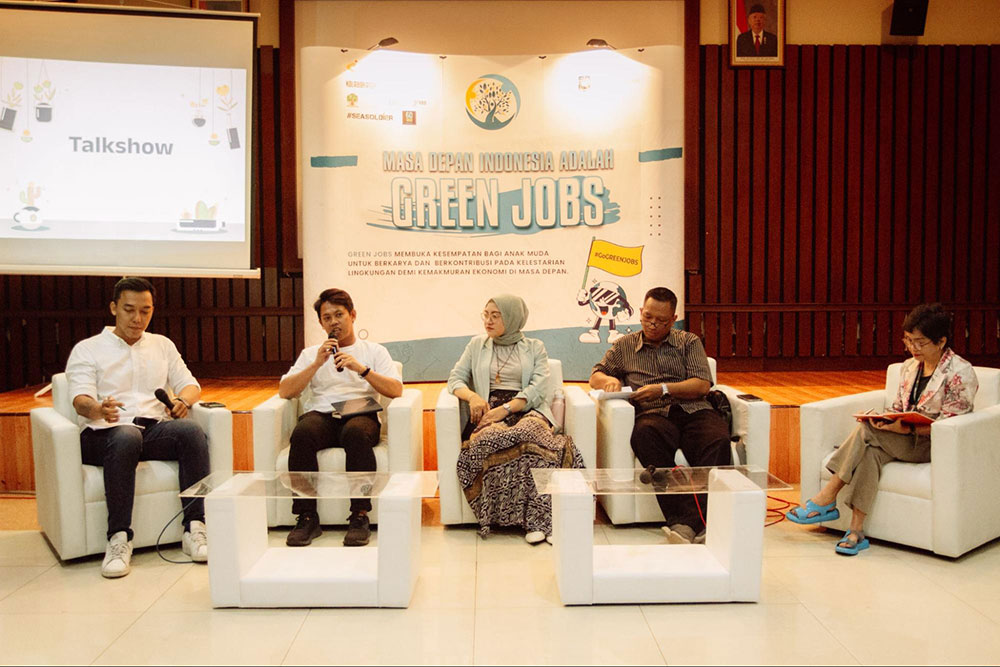 Foto para narasumber talkshow/Panitia Green Jobs Workshop Yogyakarta