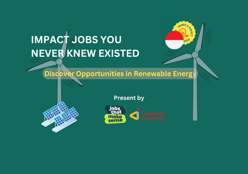 Ilustrasi acara “Impact Jobs You Never Knew Existed”/Koaksi Indonesia