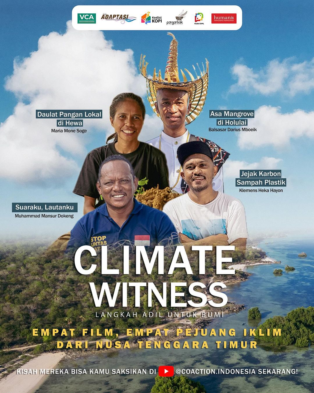 Aksi iklim berbasis budaya lokal dalam “Climate Witness”/Instagram coaction.id